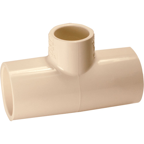 Flowguard Gold&reg; Tee Fitting, Reducing, CPVC, 1-1/4" x 1" x 1-1/2" Southpoint Industrial Supply