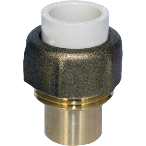 Raccord union, 1" x 3/4", PVC-C, Embout femelle x bras&eacute; Southpoint Industrial Supply