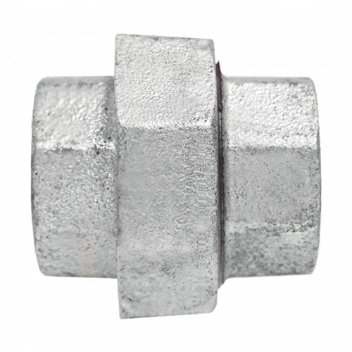 Union Pipe Fitting, 1/8", Galvanized Iron, FPT Southpoint Industrial Supply