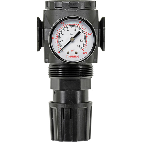 Regulator with Gauge Modulair 300, 1/4" NPT, 300 psi Max. PSI, In Line/Modular Southpoint Industrial Supply