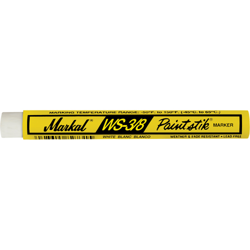 WS-3/8 Paintstik&reg; Paint Marker, Solid Stick, White Southpoint Industrial Supply