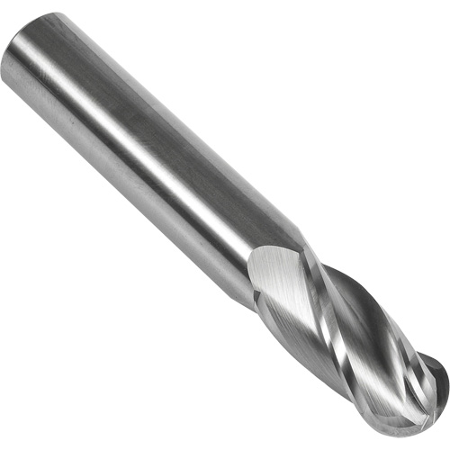 Fraise &agrave; bout sph&eacute;rique 30° S238, 1/16" dia., 1-1/2" lo, 4 cannelures, 1/8" tige, Carbure Southpoint Industrial Supply