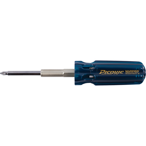 The Mariner Multibit Screwdriver, 6" L, Plastic Handle Southpoint Industrial Supply