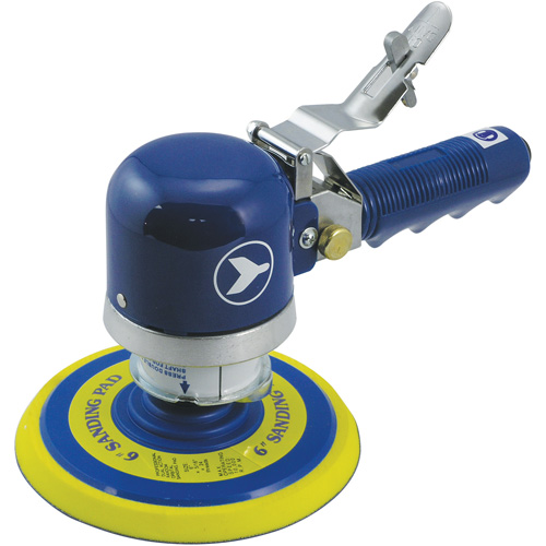 Heavy-Duty Dual-Action Quiet Random Orbit Sander, 6" Dia., 1/4" NPT Inlet, 10000 RPM Southpoint Industrial Supply