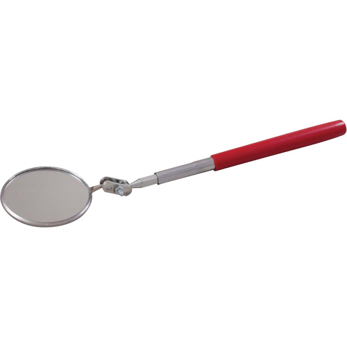 Miroir d'inspection, Circulaire, 2-1/4" lo x 2-1/4" la, T&eacute;lescopique Southpoint Industrial Supply