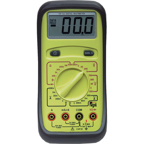 Large Display Multimeter, AC/DC Voltage, AC/DC Current Southpoint Industrial Supply
