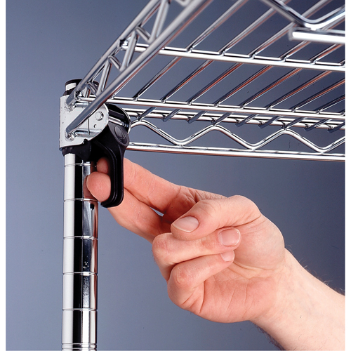 Super Adjustable Super Erecta Shelf&reg;, Add-On Kit, 5 Tiers, 36" W x 86-5/8" H x 24" D Southpoint Industrial Supply