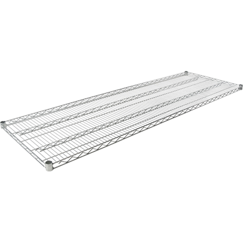 Wire Shelf for Heavy-Duty Chromate Wire Shelving, 72" W x 18" D, 600 lbs. Capacity Southpoint Industrial Supply