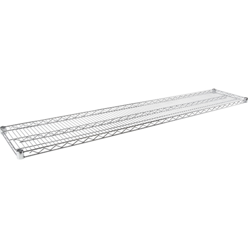Wire Shelf for Heavy-Duty Chromate Wire Shelving, 72" W x 14" D, 600 lbs. Capacity Southpoint Industrial Supply