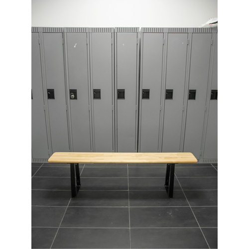 Locker Room Bench, Wood, 48" L x 9-1/4" W x 16-1/2" H Southpoint Industrial Supply