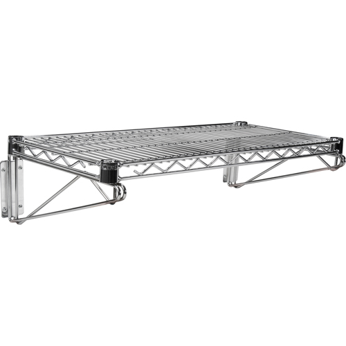 Ensemble d'&eacute;tag&egrave;re murale en treillis, Simple Support, 200 lb Capacit&eacute;, 14" p Southpoint Industrial Supply