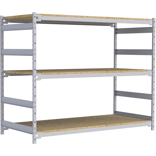 &eacute;tag&egrave;re-classeur de grande largeur, Acier, 3 Tablettes, 72" la x 32" p x 60" h Southpoint Industrial Supply