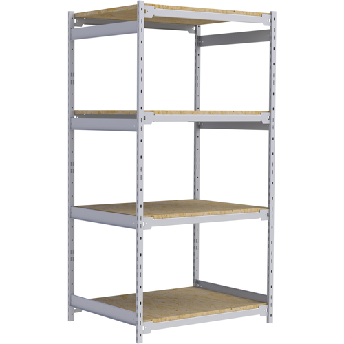 &eacute;tag&egrave;re-classeur de grande largeur, Acier, 4 Tablettes, 42" la x 32" p x 84" h Southpoint Industrial Supply