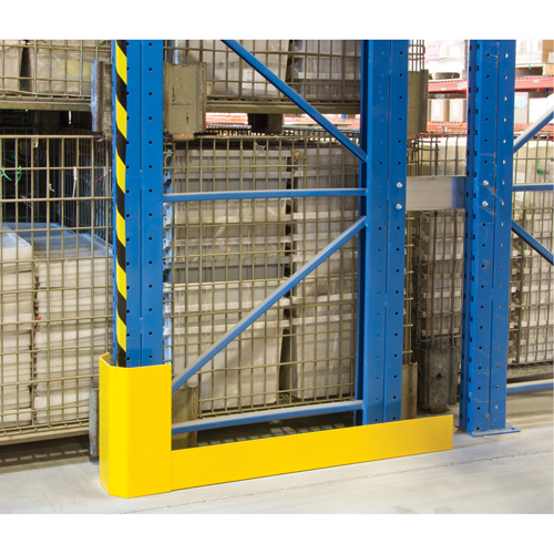 Racking Aisle Protectors, 3" W x 56" L x 16" H, Safety Yellow Southpoint Industrial Supply