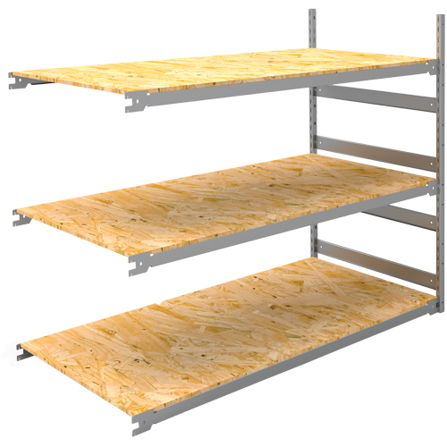&eacute;tag&egrave;re-classeur de grande largeur, Acier, 3 Tablettes, 72" la x 32" p x 60" h, Ensemble Ajout Southpoint Industrial Supply