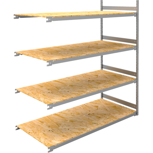 &eacute;tag&egrave;re-classeur de grande largeur, Acier, 4 Tablettes, 72" la x 32" p x 84" h, Ensemble Ajout Southpoint Industrial Supply