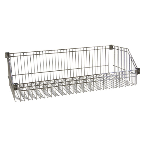 Wire Basket Shelf, 18" W x 36" D, 400 lbs. Capacity Southpoint Industrial Supply