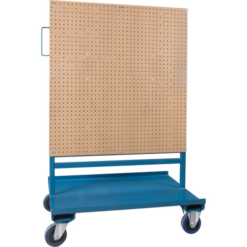 Bin/Pegboard Combo Rack, Double-sided, 38" W x 24-1/2" D x 55" H Southpoint Industrial Supply