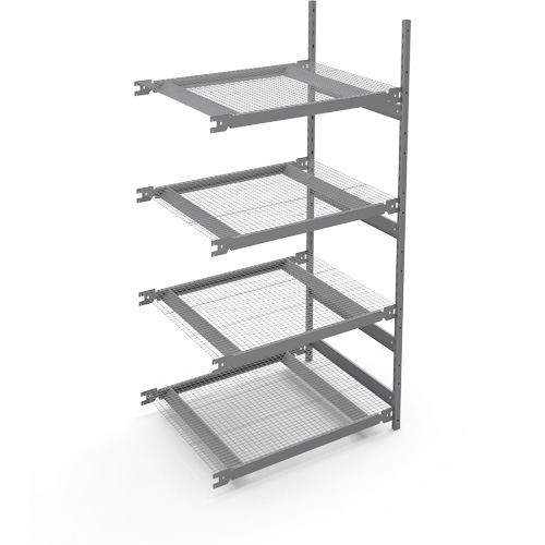 &eacute;tag&egrave;re de grande largeur, Acier, Sans boulons, Capacit&eacute; 1340 lb, 42" la x 84" h x 32" p Southpoint Industrial Supply