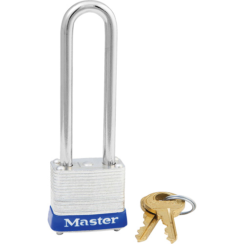 Padlock, Silver, Keyed Different, Laminated Steel, 1-1/8" Width Southpoint Industrial Supply