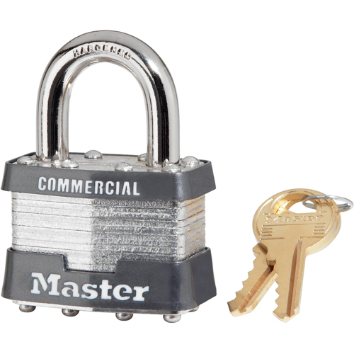 Cadenas commerciaux, Cl&eacute;s diff&eacute;rentes, Acier lamin&eacute;, Largeur de 1-9/16" Southpoint Industrial Supply