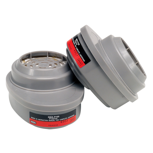 Advantage&reg; Respirator Cartridges, Gas/Vapour Cartridge, Organic Vapour/P100 Southpoint Industrial Supply