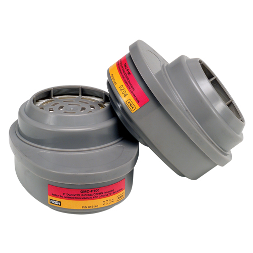Advantage&reg; Respirator Cartridges, Gas/Vapour Cartridge, Organic Vapour/Acid Gas/P100 Southpoint Industrial Supply
