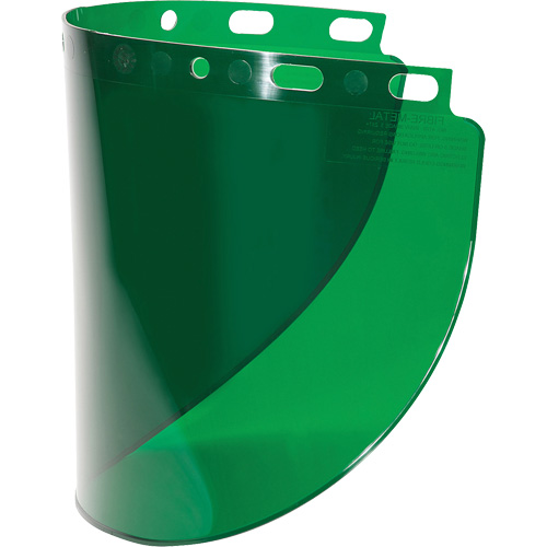 Fibre-Metal&reg; Wideview Faceshield Visor, Propionate, Green Tint Southpoint Industrial Supply
