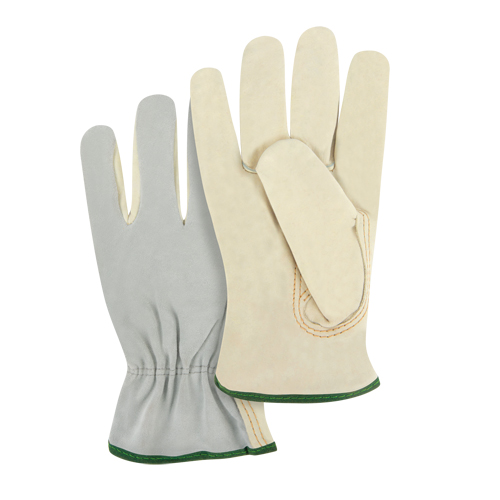 Split Back Driver's Gloves, Medium, Grain Cowhide Palm Southpoint Industrial Supply