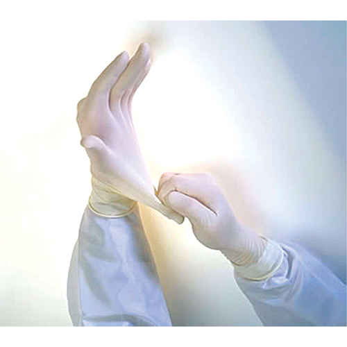 Gants d'examen Qualatex Miracle Grip QRP, Moyen, Latex, 6 mils, Sans poudre, Blanc Southpoint Industrial Supply