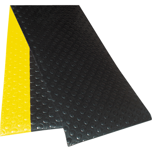 No. 417 Bubble Sof-Tred With Dyna-Shield Mats, Bubbled, 3' x 6' x 1/2", Black, PVC Southpoint Industrial Supply