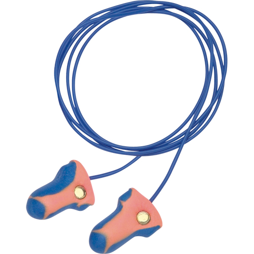 Bouchons d'oreilles d&eacute;tectables jetables Laser-Trak de Howard Leight, Paire - Sac en poly, Avec cordon Southpoint Industrial Supply