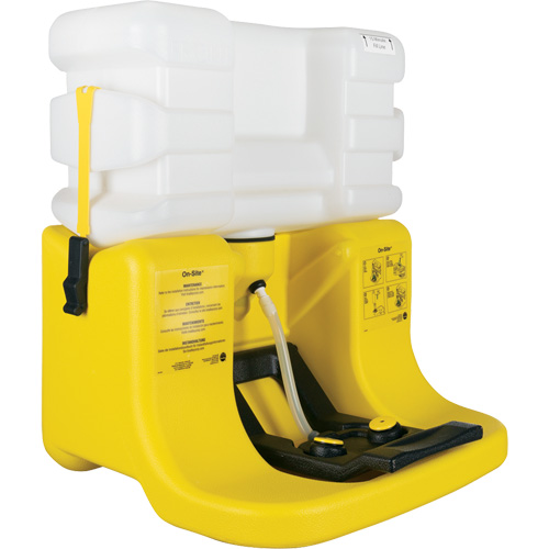 Douche oculaire On-Site, Aliment&eacute; par gravit&eacute;, Capacit&eacute; 7 gal., Conformit&eacute; ANSI Z358.1 Southpoint Industrial Supply