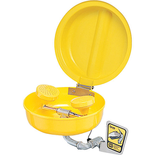 Eye/Face wash With Cover, Wall-Mount Installation, Plastic Bowl Southpoint Industrial Supply