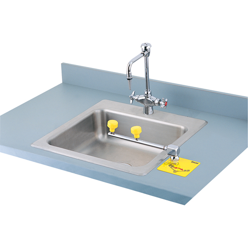 Poste de douche oculaire Swing-Away, Installation Montage sur comptoir Southpoint Industrial Supply