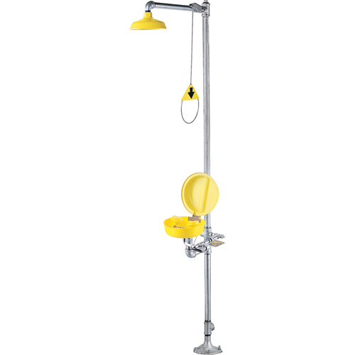 Combination Shower Eye/Face Wash With Cover Southpoint Industrial Supply