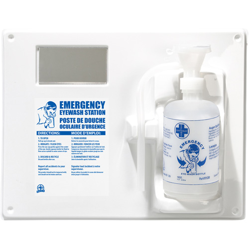Poste de douche oculaire - Poste simple a/bouteille vide Southpoint Industrial Supply