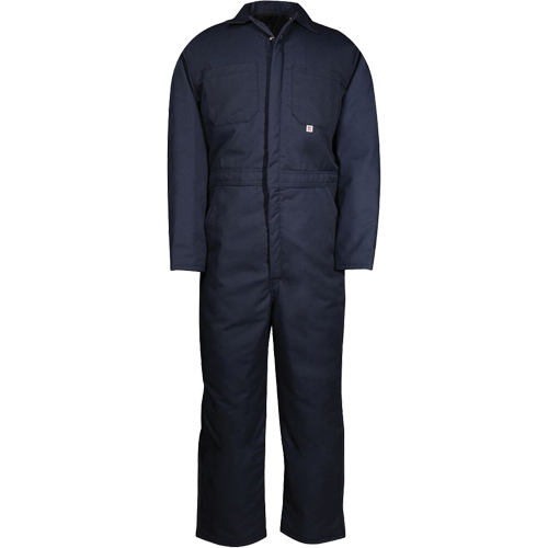 Insulated Coveralls, Men's, Navy Blue, Size Medium Southpoint Industrial Supply