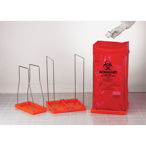 Clavies&reg; Bag Holders, Bio-Hazard, 14" L x 14" W Southpoint Industrial Supply