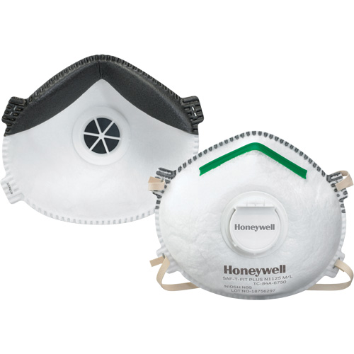 Respirateurs contre les particules Saf-T-Fit Plus N1125, N95, Certifi&eacute; NIOSH, Grand/Moyen Southpoint Industrial Supply