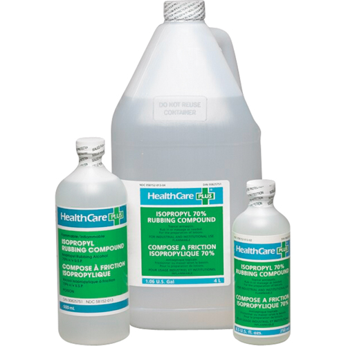 Isopropyl Rubbing Alcohol, Liquid, Antiseptic Southpoint Industrial Supply