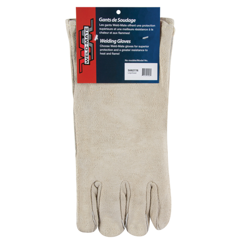 Premium Welder's Gloves, Split Cowhide, Size Large Southpoint Industrial Supply