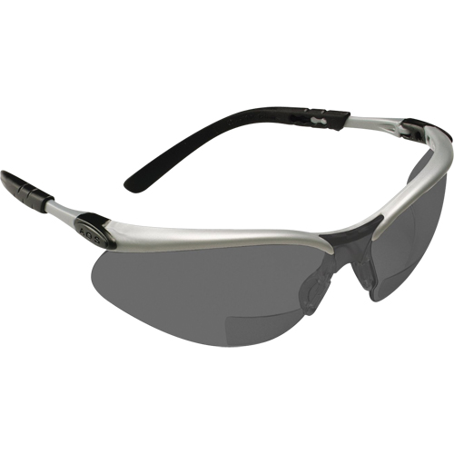 Lunettes de s&eacute;curit&eacute; BX avec verres de lecture, Antibu&eacute;e, Grise/fum&eacute;e, Dioptrie 2,5 Southpoint Industrial Supply