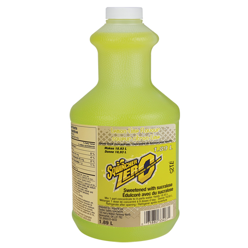 Sqwincher&reg; Boisson de r&eacute;hydratation ZERO, Concentr&eacute;, Citron-lime Southpoint Industrial Supply