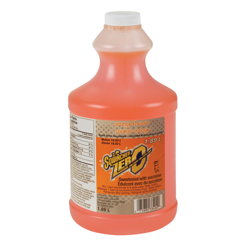 Sqwincher&reg; Boisson de r&eacute;hydratation ZERO, Concentr&eacute;, Orange Southpoint Industrial Supply