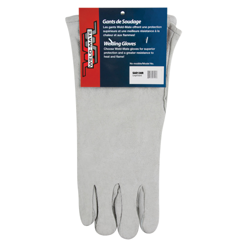 Standard-Duty Welder's Gloves, Split Cowhide, Size Large Southpoint Industrial Supply