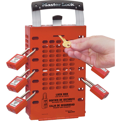 Boîtes de verrouillage Latch Tight, Rouge Southpoint Industrial Supply