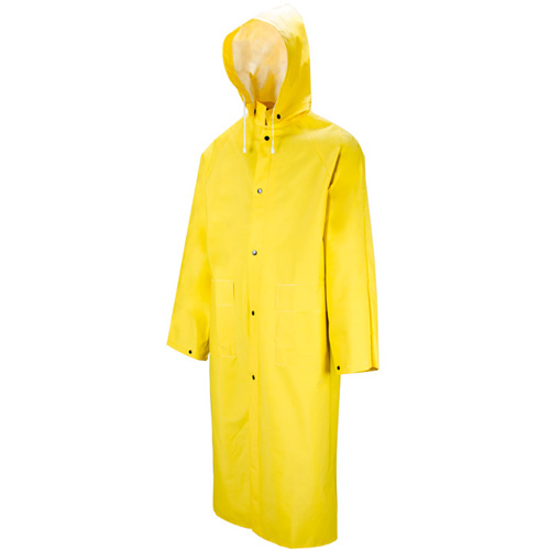 Tornado Long Coat, PVC, 5X-Large, Yellow Southpoint Industrial Supply