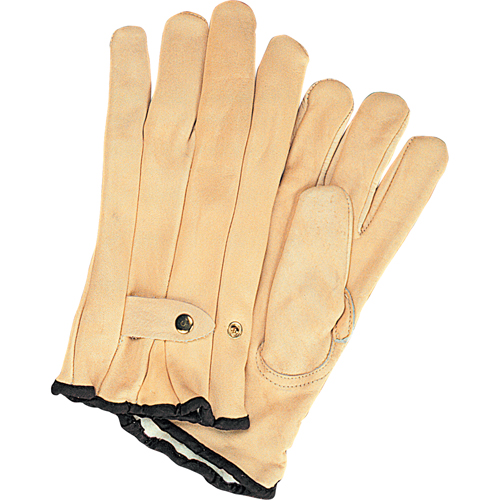 Winter-Lined Ropers Gloves, X-Large, Grain Cowhide Palm, Fleece Inner Lining Southpoint Industrial Supply