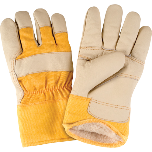 Standard-Duty Winter-Lined Fitters Gloves, X-Large, Grain Cowhide Palm, Boa Inner Lining Southpoint Industrial Supply